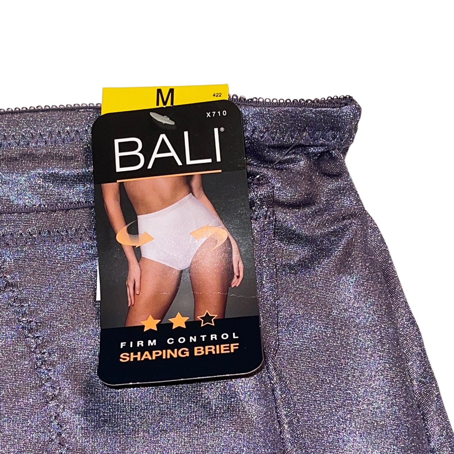 Bali Shaping Brief Panties 2 Pair Targeted Tummy Toner Firm Control Panel X710