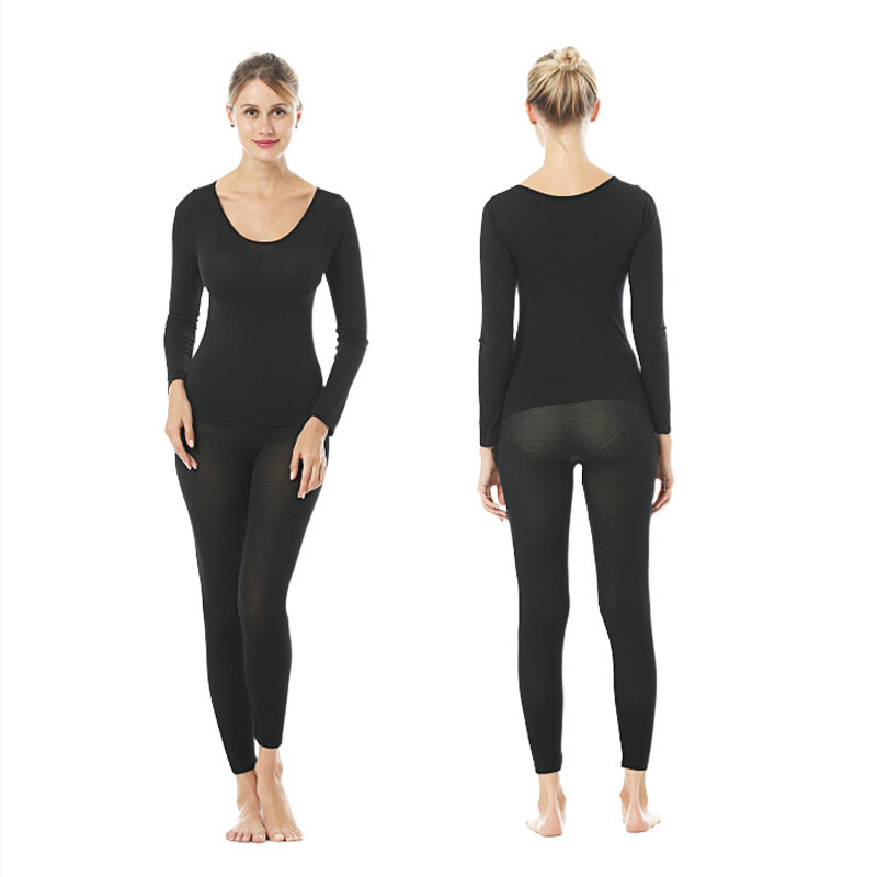 Lightweight Coat Thermal Seamless Thermal Suit Underwear Polyester Long Sleeve