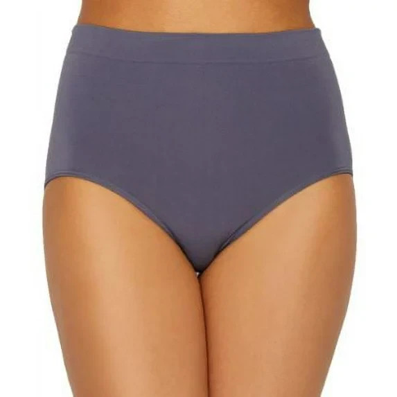 Bali Womens One Smooth U Brief Style, Blue, Size L 0435