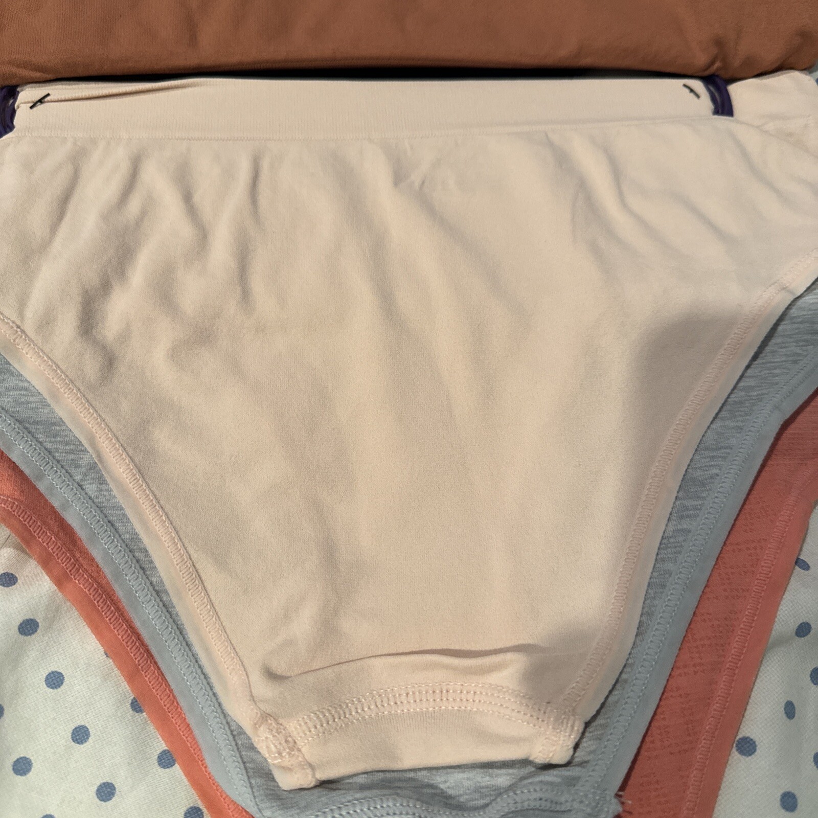 AEROPOSTALE AERO 5 PACK SEAMLESS CHEEKY HIPSTER WOMEN’S UNDERWEAR PANTIES LARGE