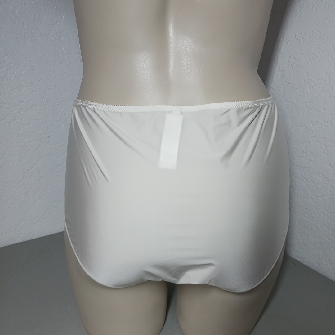 Chantelle 2XL Milk Brief Embroidered Stretch Panties FLORAL LACE Born In France
