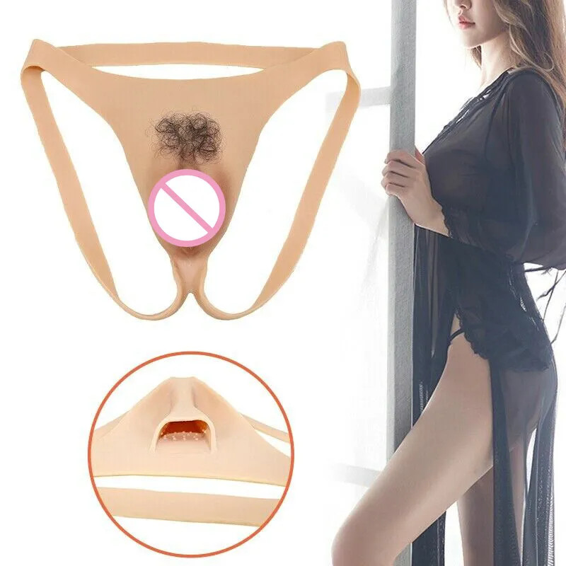 Silicone Fake Vagina Panty Hip Shaping Pants For Crossdresser Transgensers New