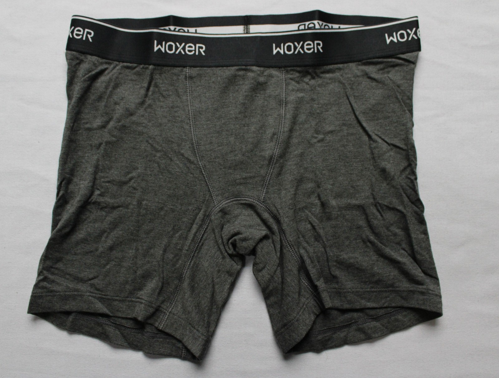 Woxer Women’s Baller 2.0 Mid-Rise Boxer Briefs DH3 Charcoal Heather Medium NWT