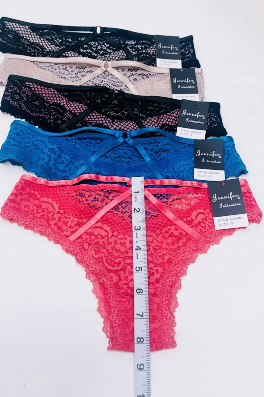 6pack Womens Sexy Panties Sheer Lace Briefs Thongs Intimate Ladies Underwear XL