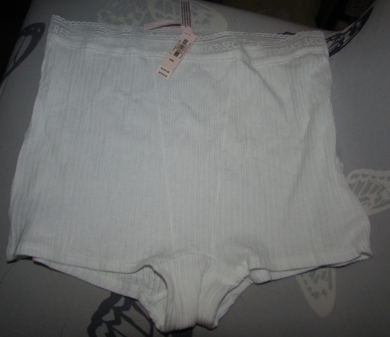 Victoria’s Secret Ladies Size Medium “High-Waist Boy Shorts”-NEW,With Tags