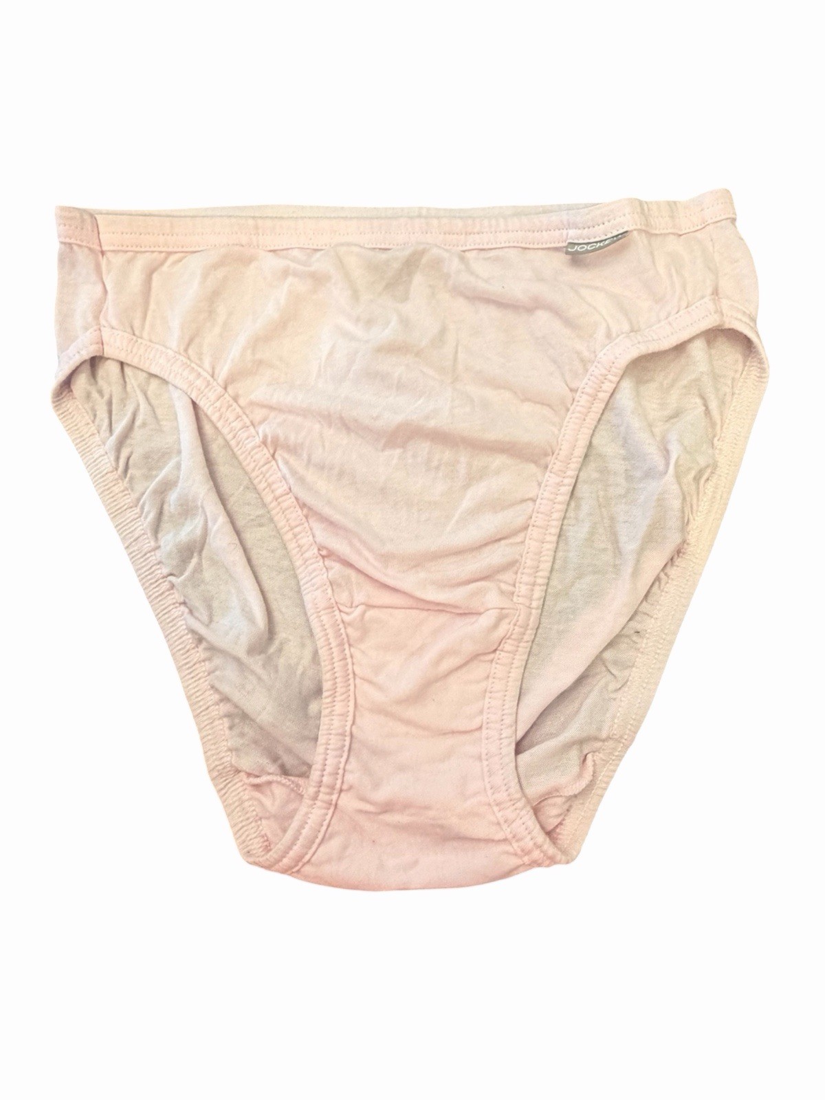 Jockey Women’s 100% Cotton French Cut 1 Pack Light Pink Size 6 Medium New Comfy