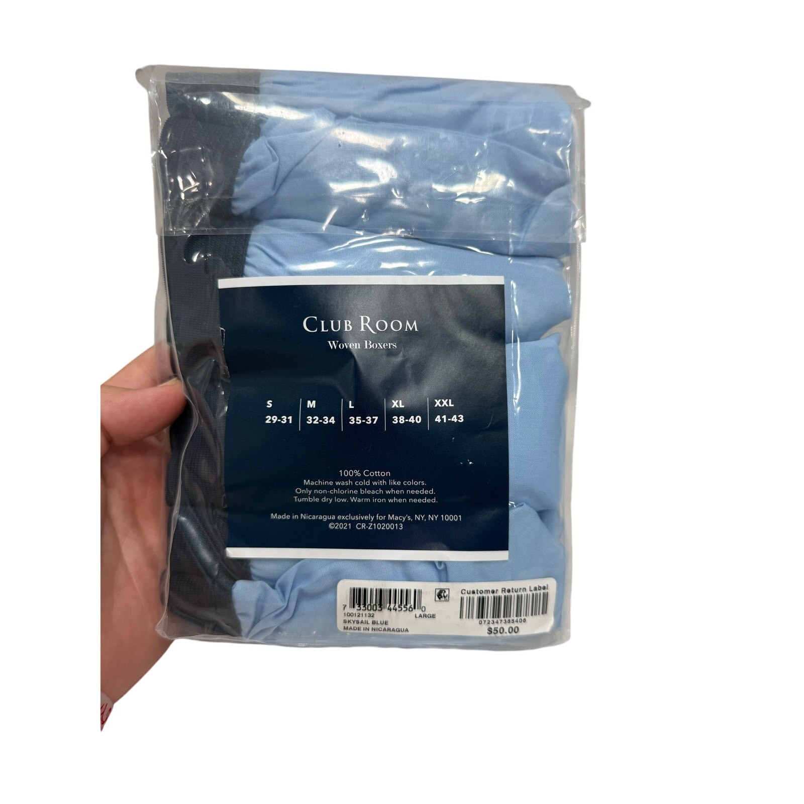 Club Room Mens 4 Pack Regular fit Boxer Shorts Size XXL NEW # H610