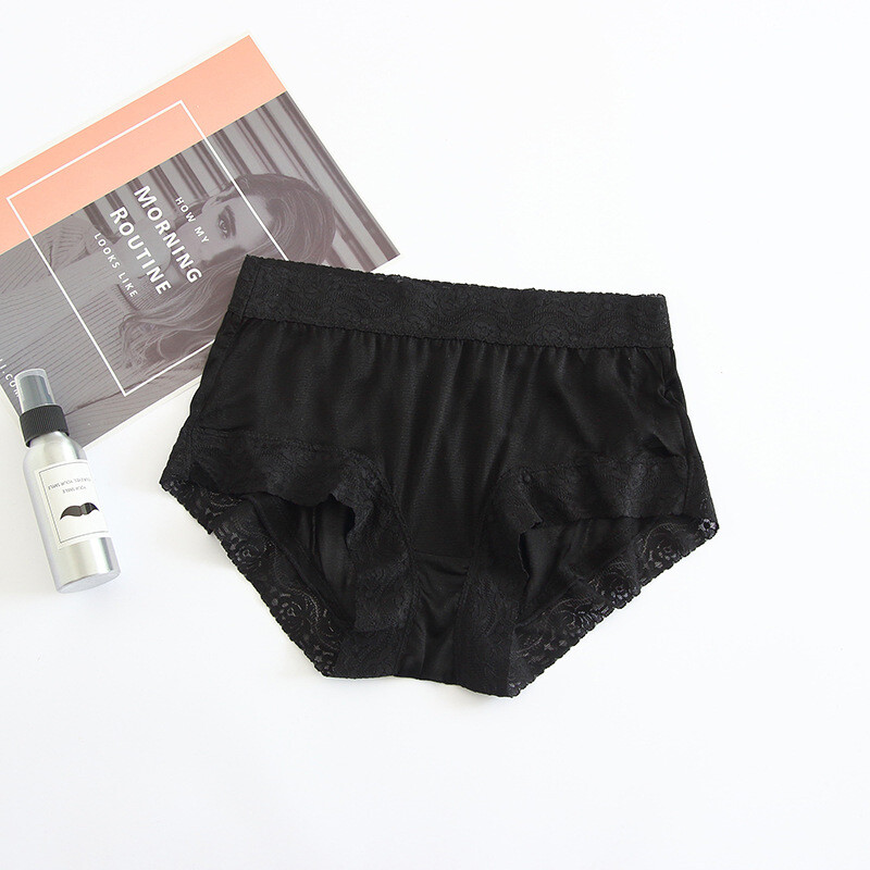 3 Pairs Seamless Underwear Luxury Nature Silk Breathable Briefs Knicker Panties