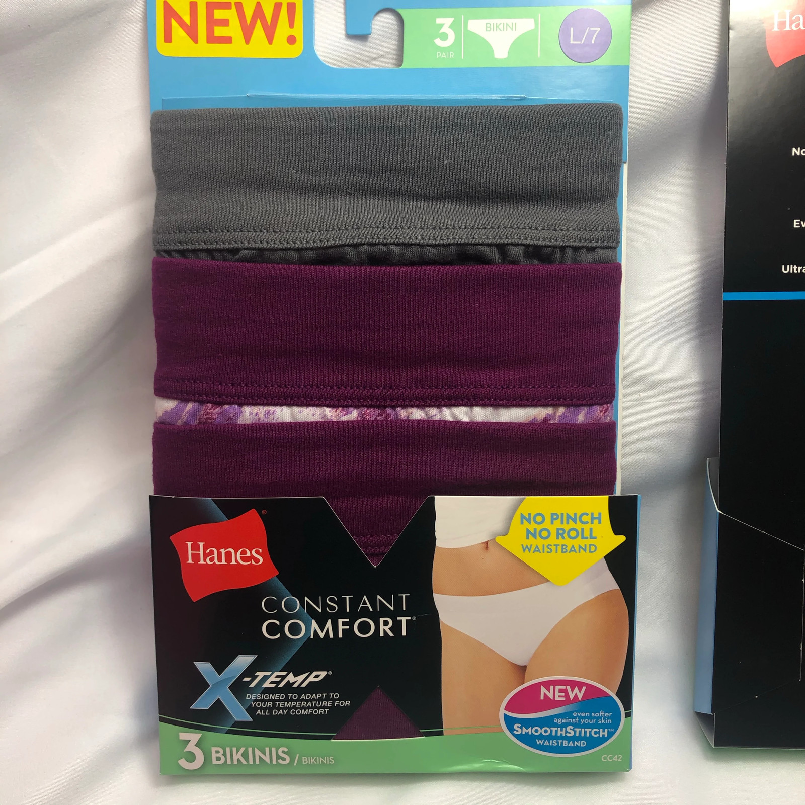 Hanes Xtemp Constant Comfort Bikini 3-Pack, Assorted Colors
