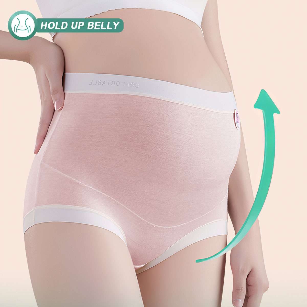4 PCS Womens Tummy Control Panties Menstrual Underwear Briefs High Waist Pants