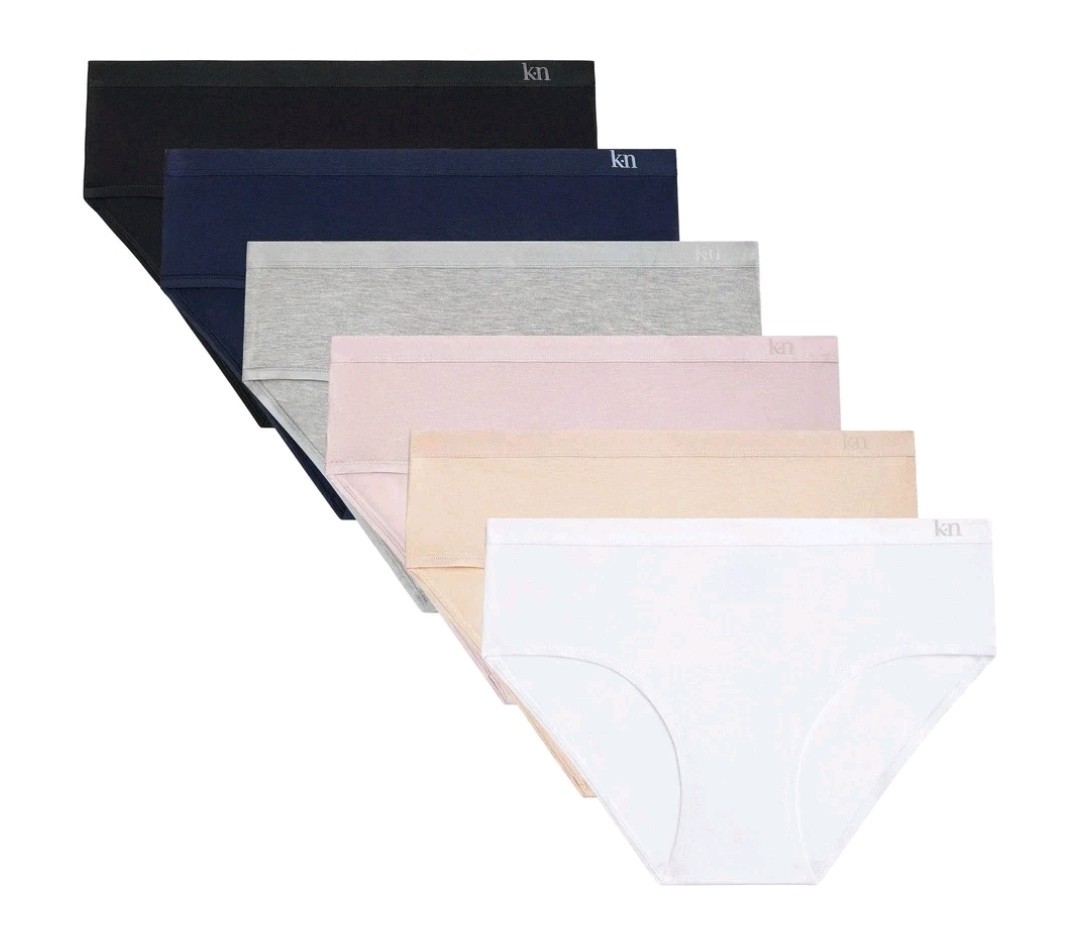 6-pack Karen Neuburger Modal Hipster Multicolor Tagless Soft Stretch Size XL