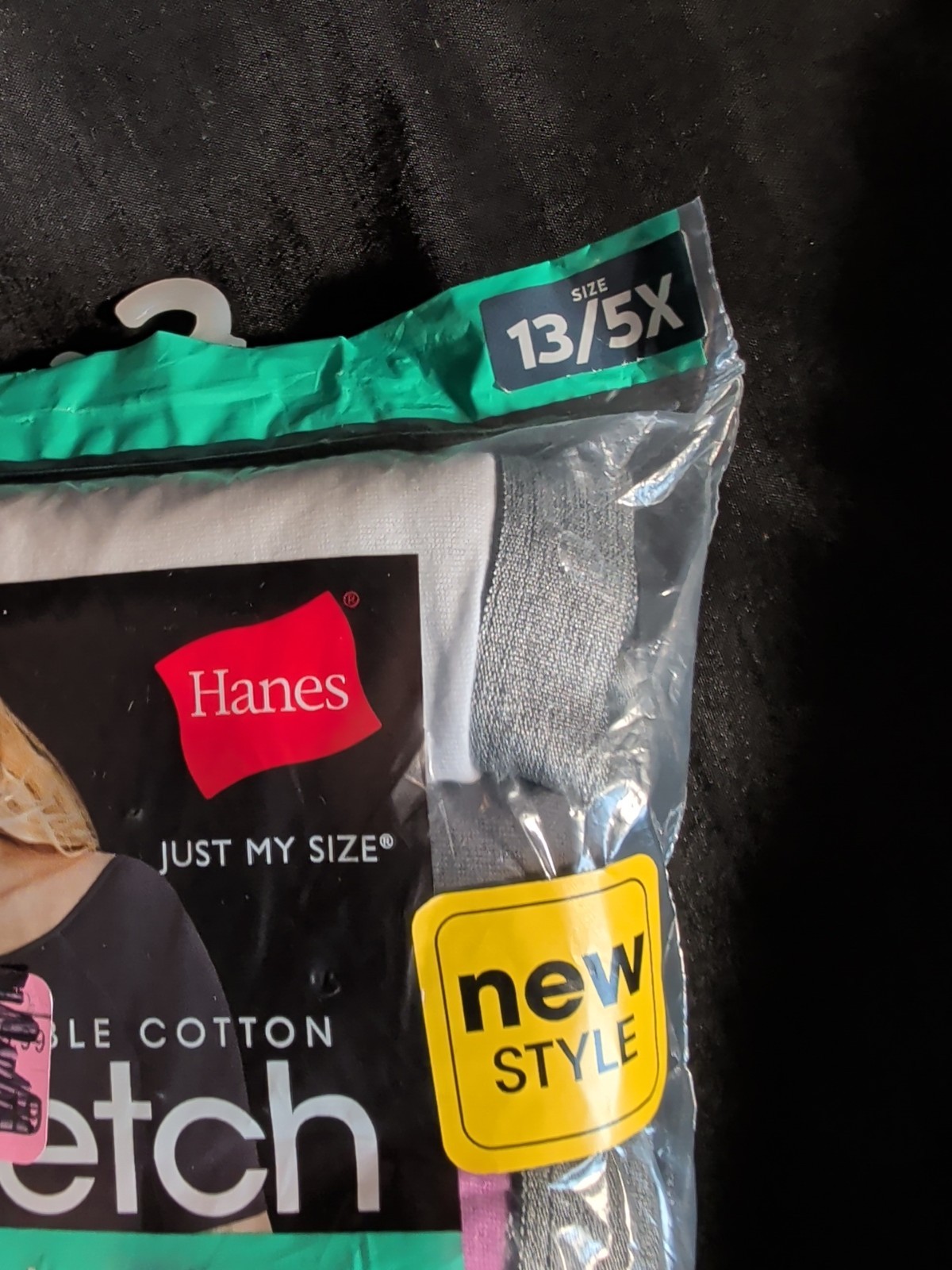 Hanes Just My Size Lot Of (2) 5-Packs 10 pr Tagless Bikini Underwear Sz. 13/5X