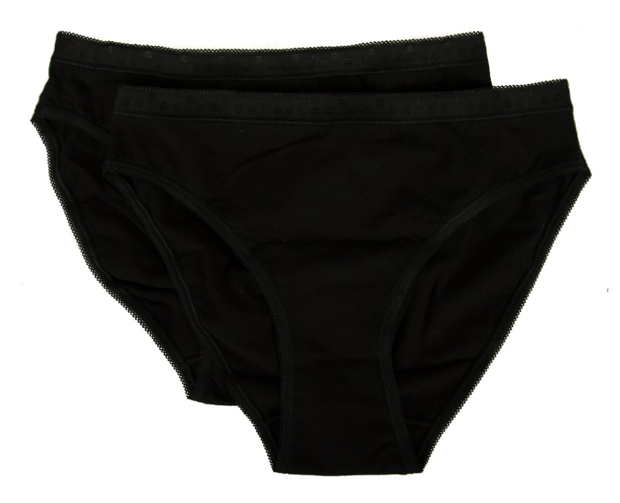 2 Pack Women Cotton Briefs Bipack Panties Spider Item 07580R FLY MINI