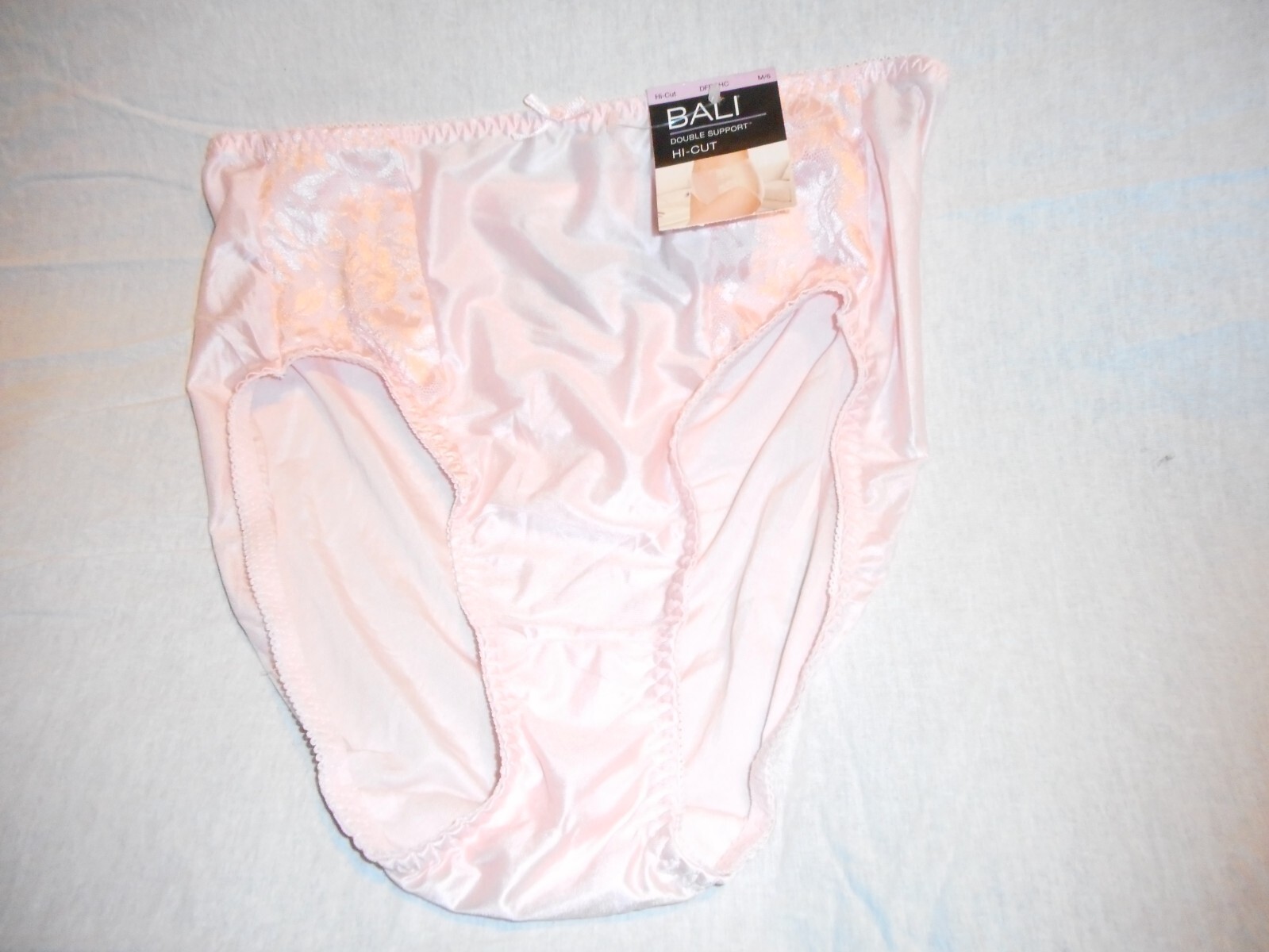 Bali Double Support HI Cut Brief Pink Panty Medium & 3X