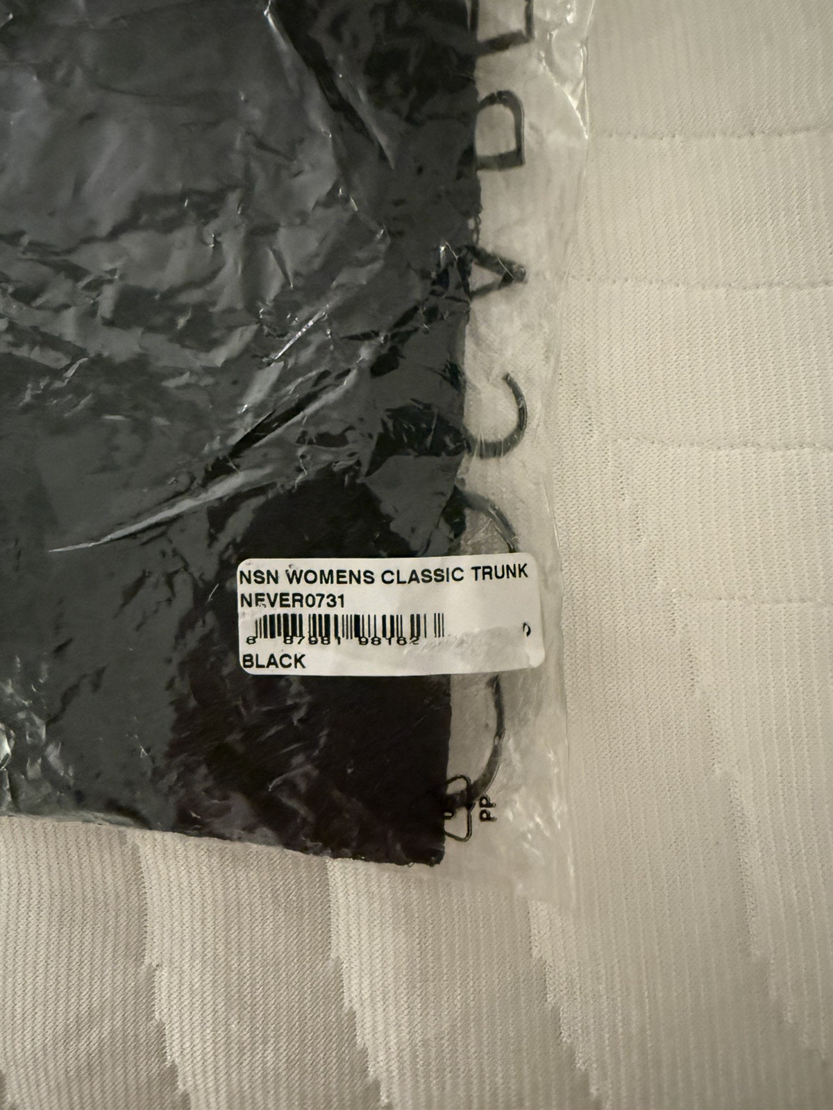 NWT Cosabella Never Say Never Classic Trunk Lace Boyshort Black Small