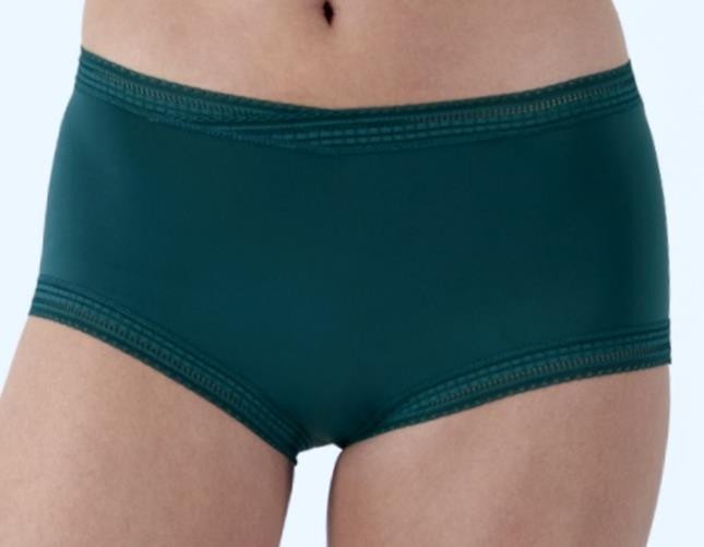 MAIDENFORM One Fab Fit Modern Full Coverage Teal Boyshort Panty Womens M 6 XL 8