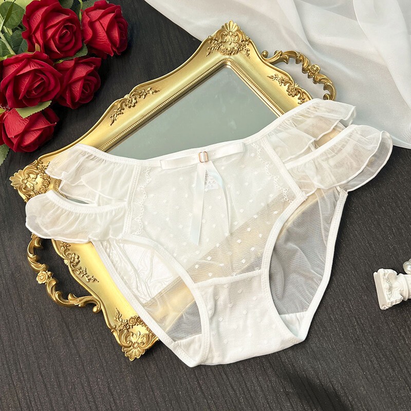 3 Pack Lot Sexy Womens See Through Sheer Panties French Underwear Brief Lingerie