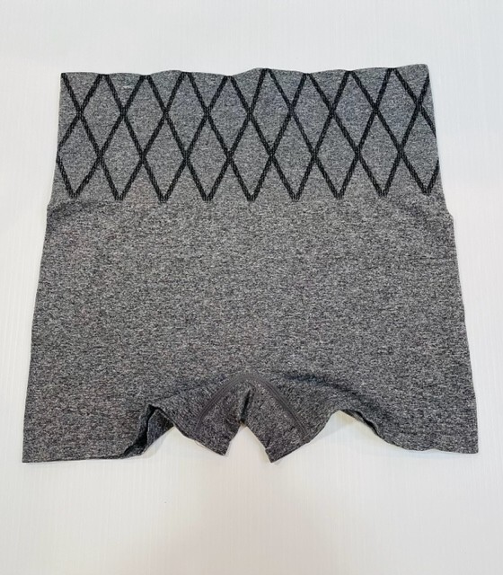 Nautica Intimates Womens Size Large Hi Waist Shaping Brief Boxer Gray