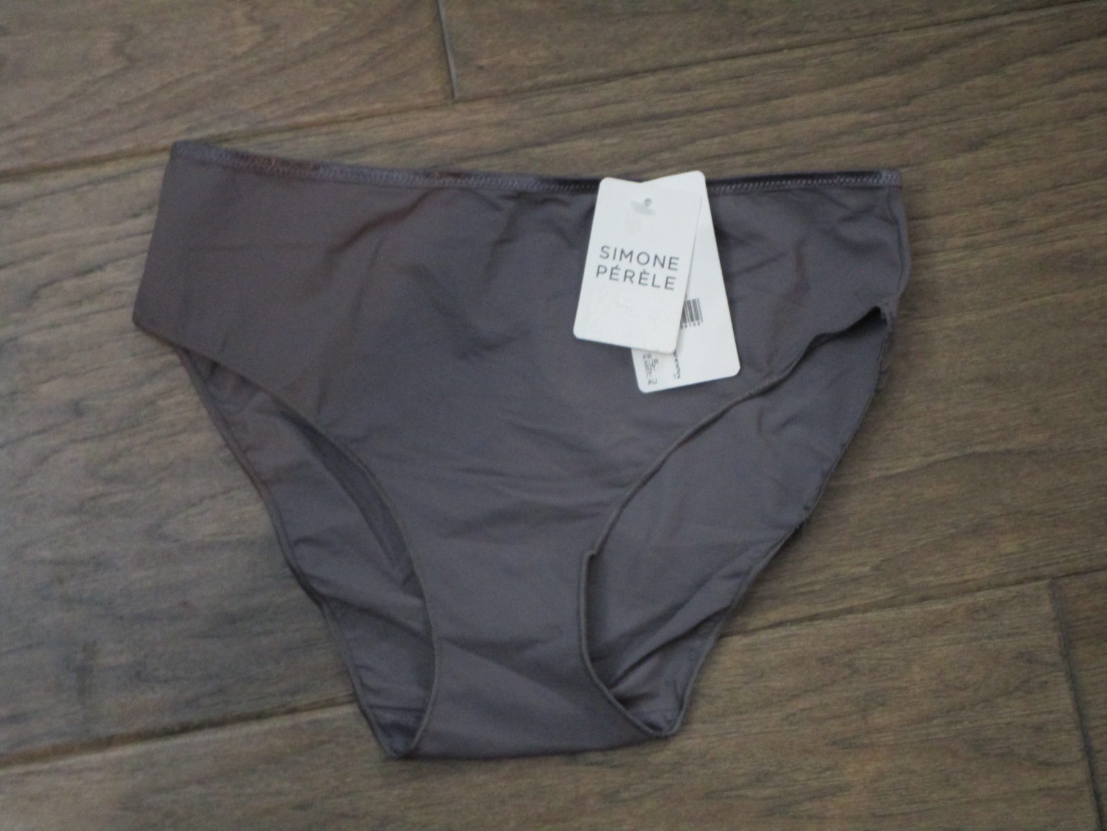 SIMONE PERELE ANDORA HIGH WAIST BRIEF PANTIES IN GRAY SIZE 2/SMALL