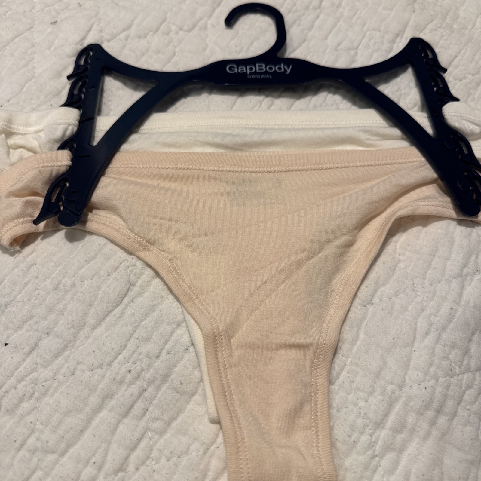 Gap Body 2 Pair Modal Spandex Thong Panties Size Medium Underwear Gapbody
