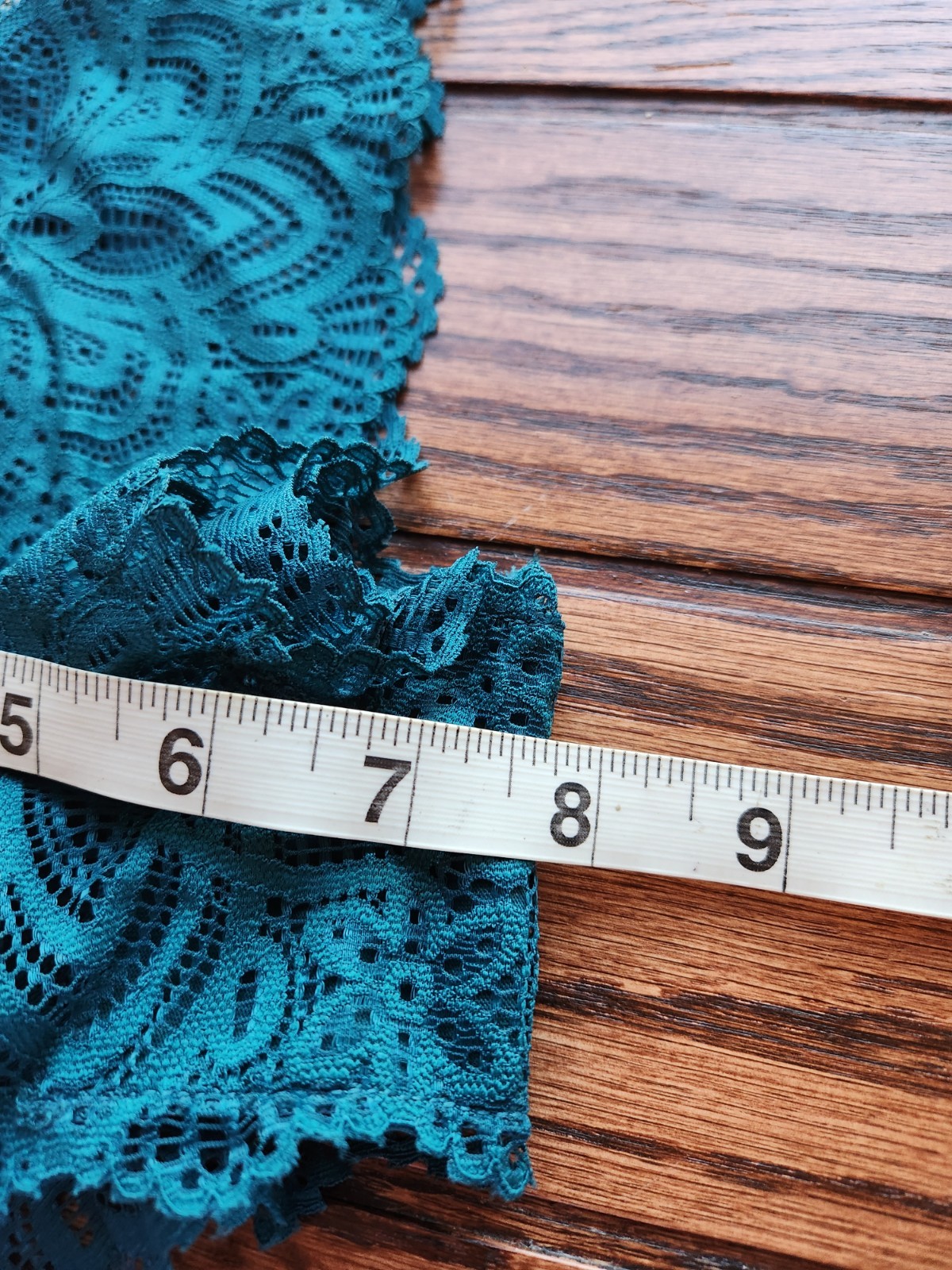 NWT Auden Teal BLUE CROCHET FLORAL LACE PANTIES Size XS 0-2