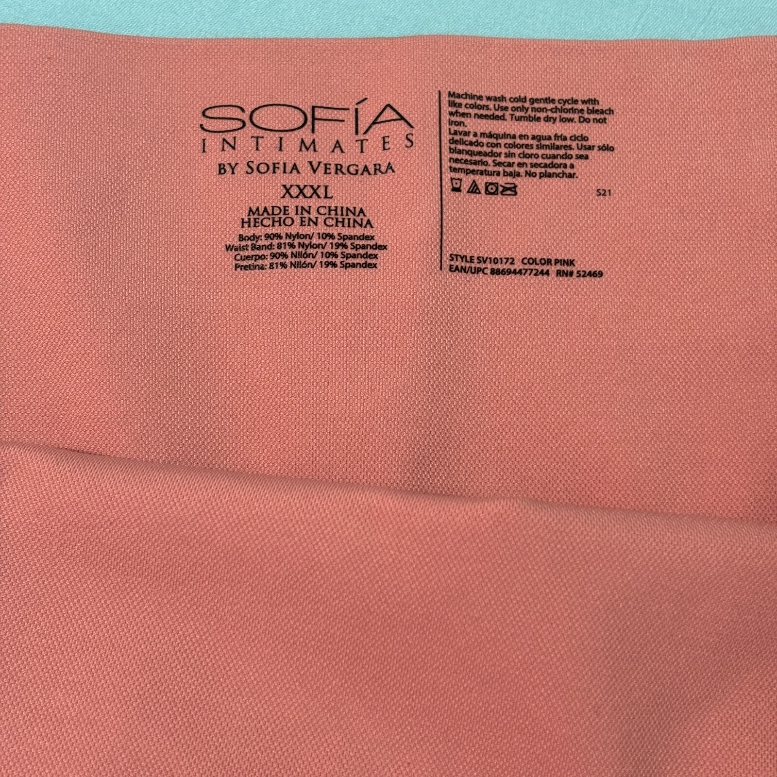 2pr Sofia Intimates Seamless Thong Panties Women Sz XXXL High Waist