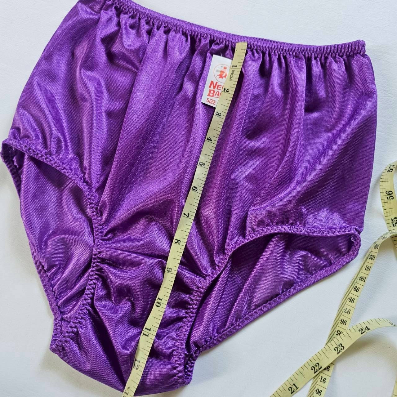 6 Nylon Underwear Granny Panties Comfort Woman Man Briefs High Waist 36″-42″ XL