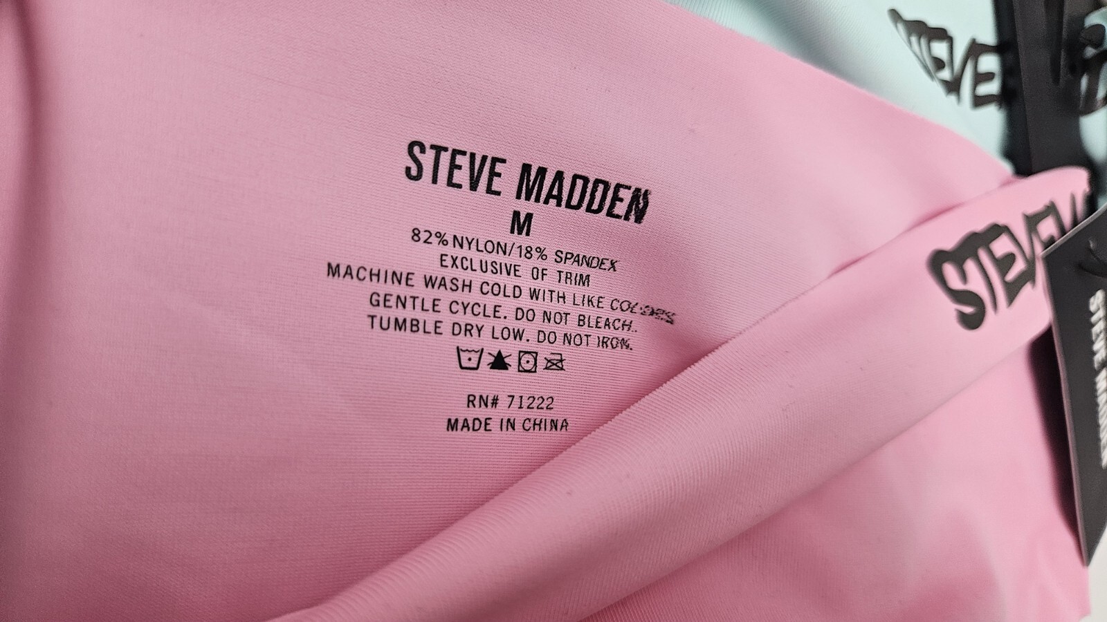 STEVE MADDEN 5Pack Women M XL Logo Cheeky Hipster Panties Black Beige Pink Cream