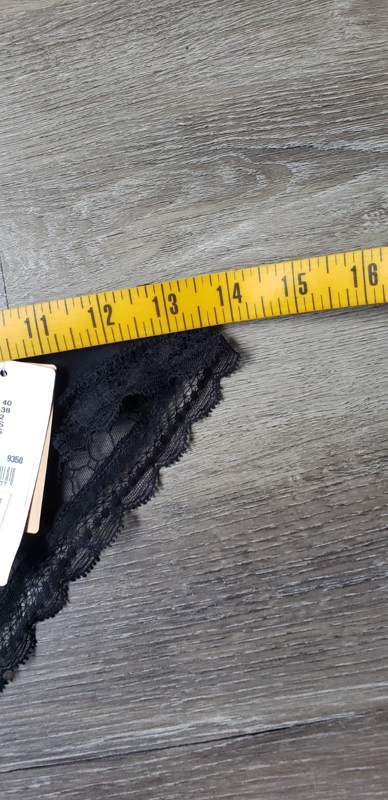 NEW Chantelle 3643 SHEER Black Lace Brazilian Panties Sz S Panty Nordstrom READ