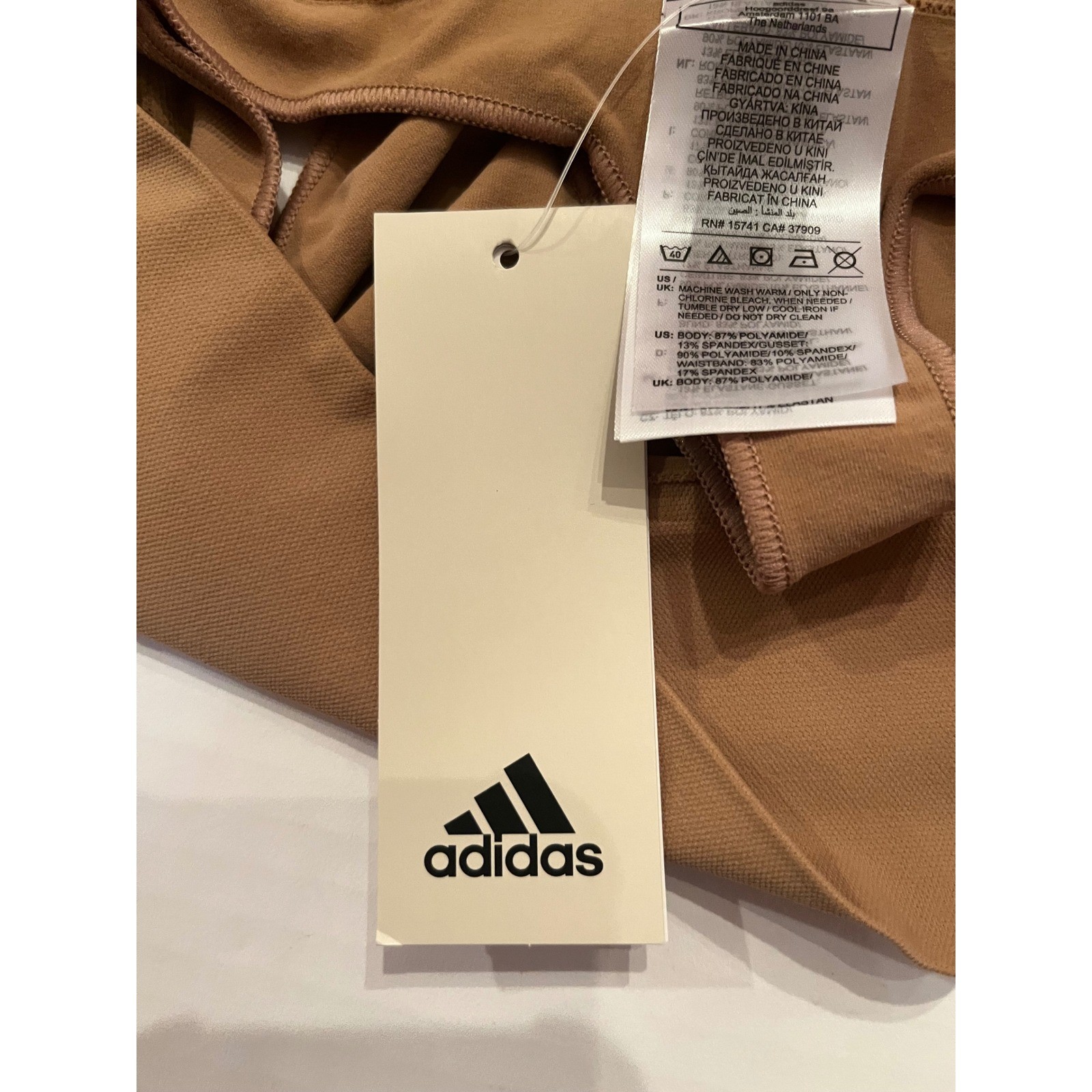Adidas Woman’s 2 Pack Smart Micro Thong Panties Underwear Size XL Black Tan