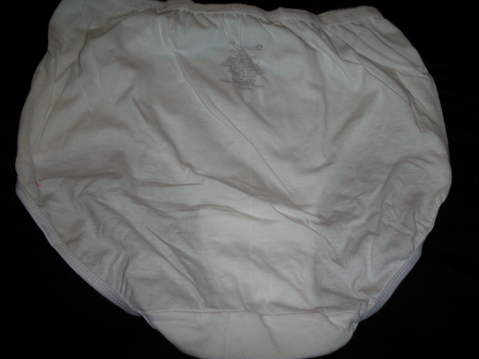 COMFORT CHOICE WOMENS PLUS SIZE 8 X-LARGE FULL CUT BRIEF PANTY 100% COTTON NWOT