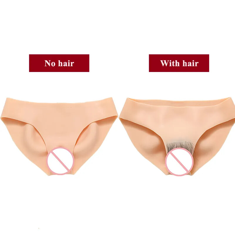 Silicone Panty Thicken Hip Underwear Pant Fake Vagina Crossdresser Transgender