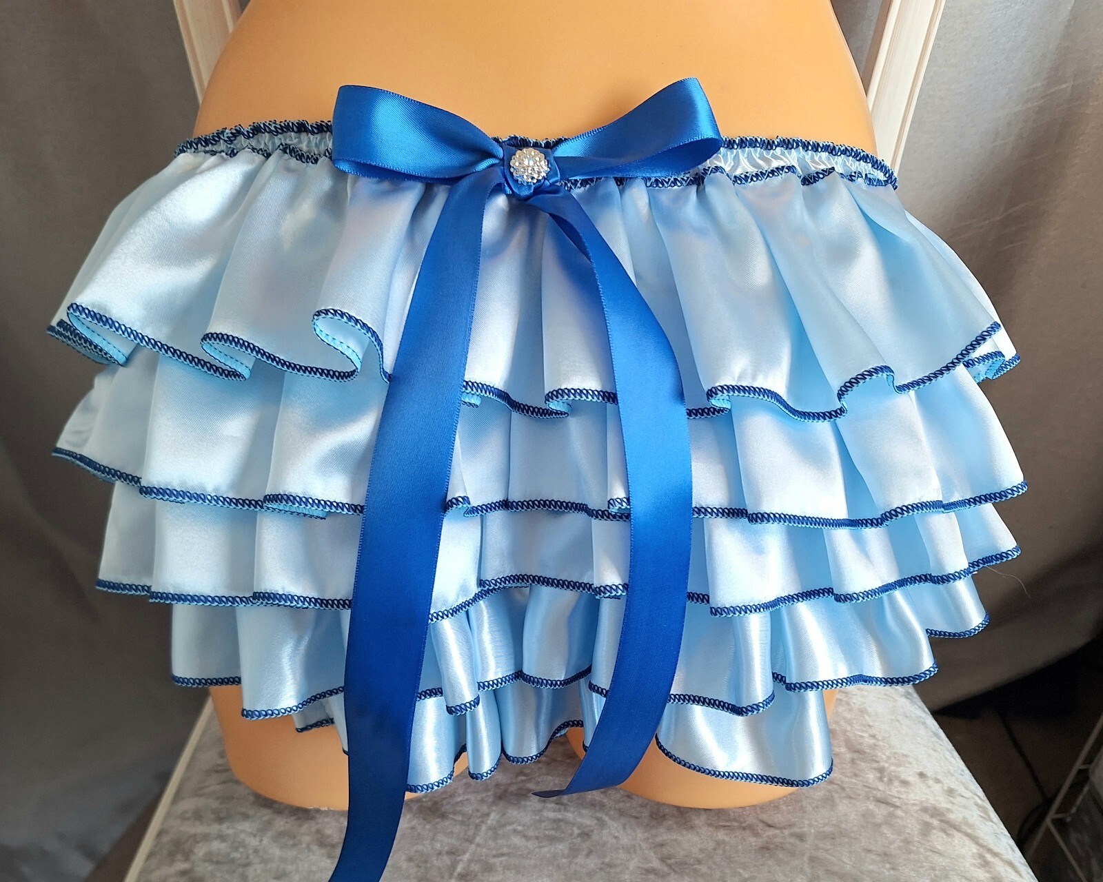 🌸MADE TO ORDER “SATIN Ruffle Bum SISSY Knickers any colour, any size🌸