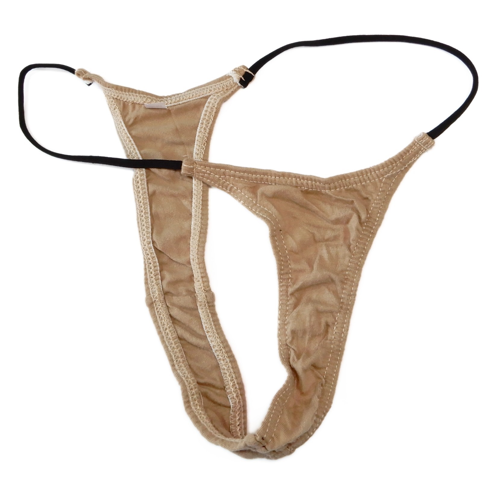 W808C Womens Ladies String Thong Pure Cotton Fine Soft elastic edge