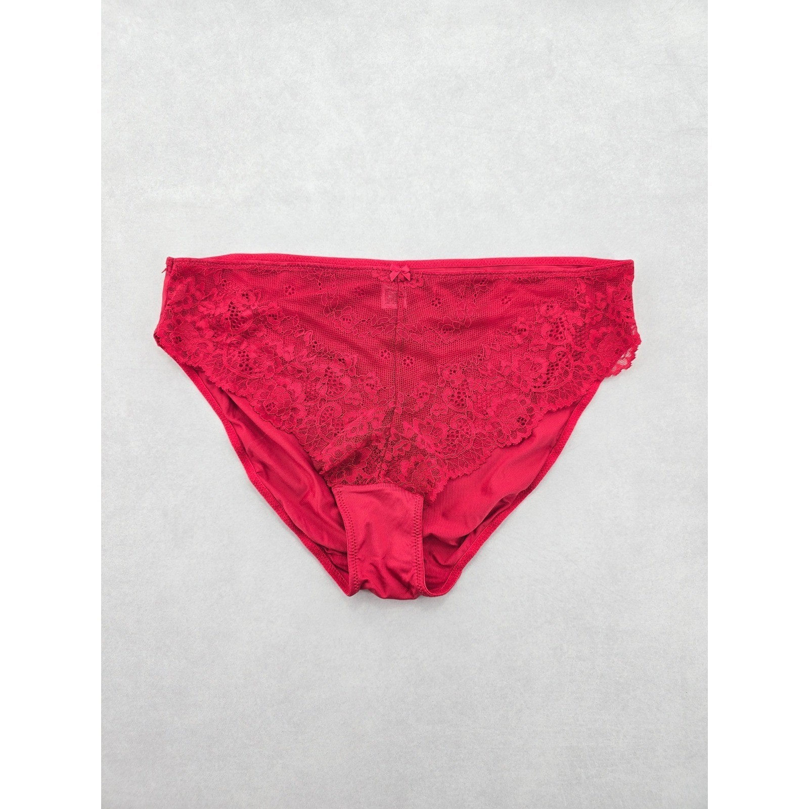 Lace Red Panty Lace Dainty Whimsy Sexy Goth Fairy Coquette Bridal Large 44/46