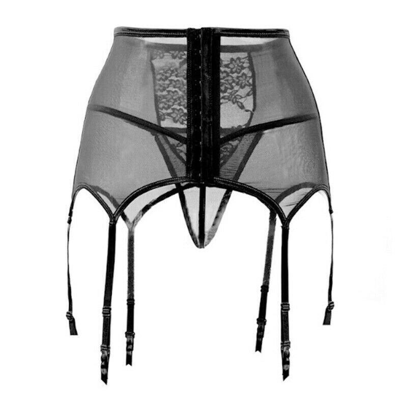 Sexy High Lingerie Women Garter Stocking Waist Belt Lace Set Suspender