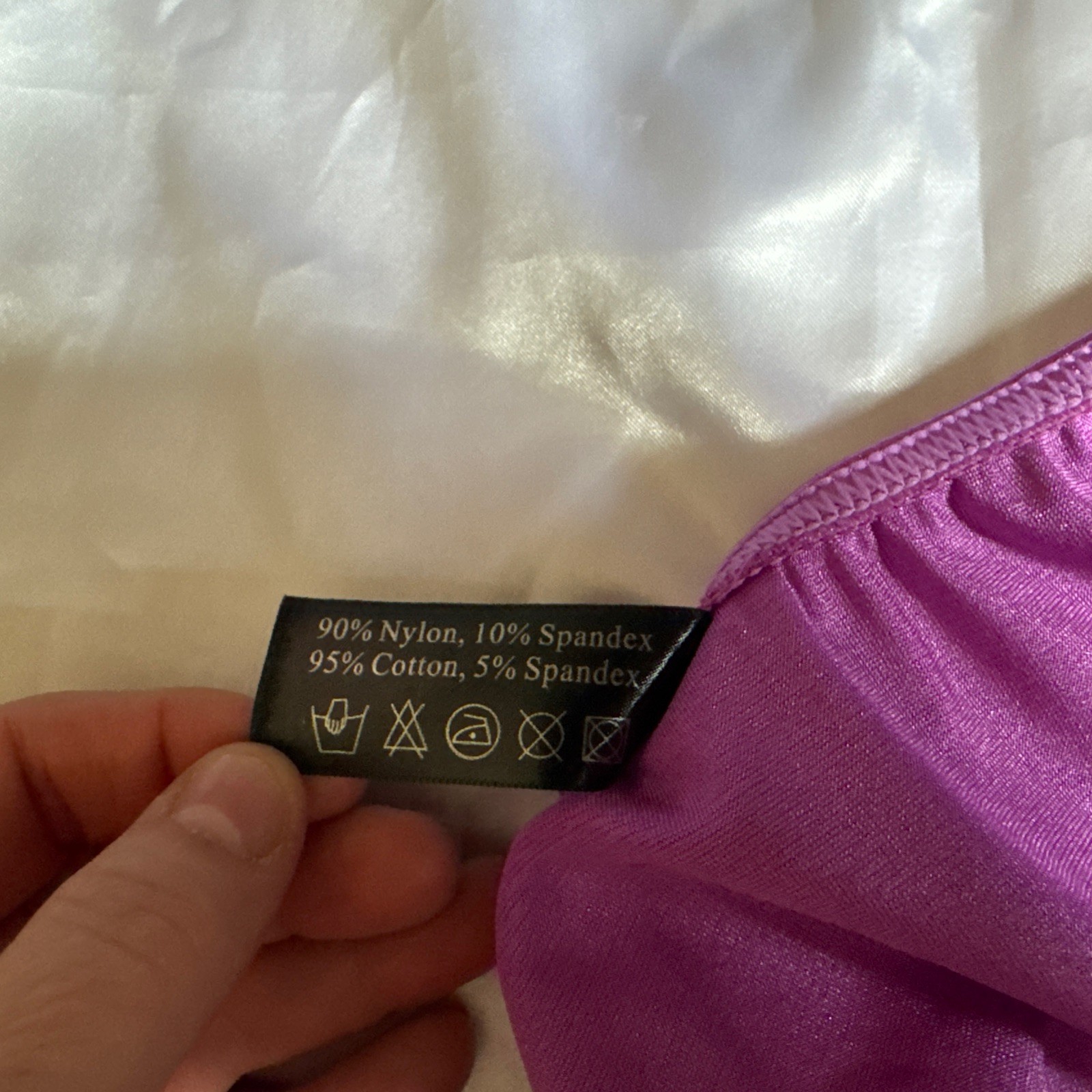 Shiny Satin Purple Men’s Pouch Bikini Brief Panties Sz 2XL