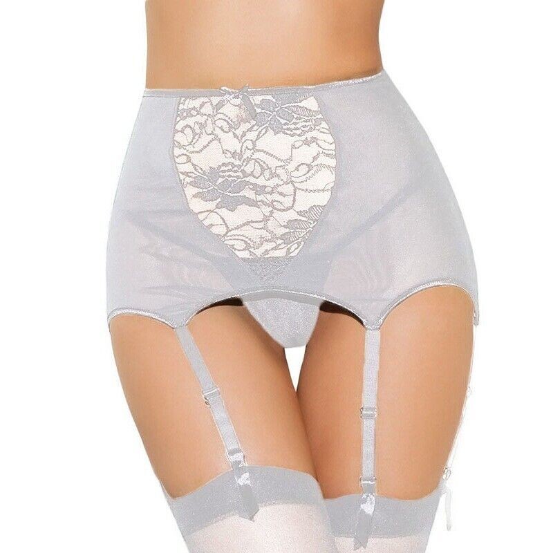 Sexy High Lingerie Women Garter Stocking Waist Belt Lace Set Suspender