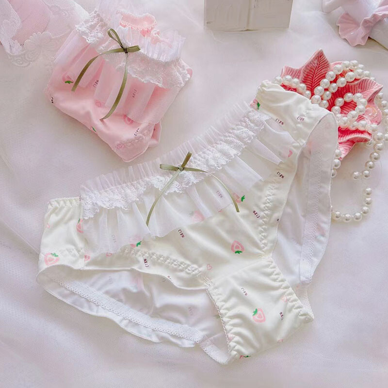 Japanese Students Cute Underpant Panties Briefs School Lolita Sweet Underwear
