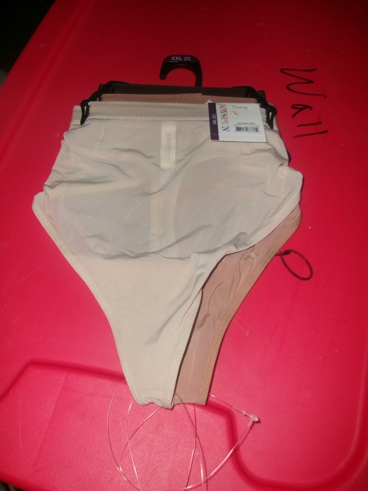 NWT 3pack Joyspun Thong Panty Size XXL20