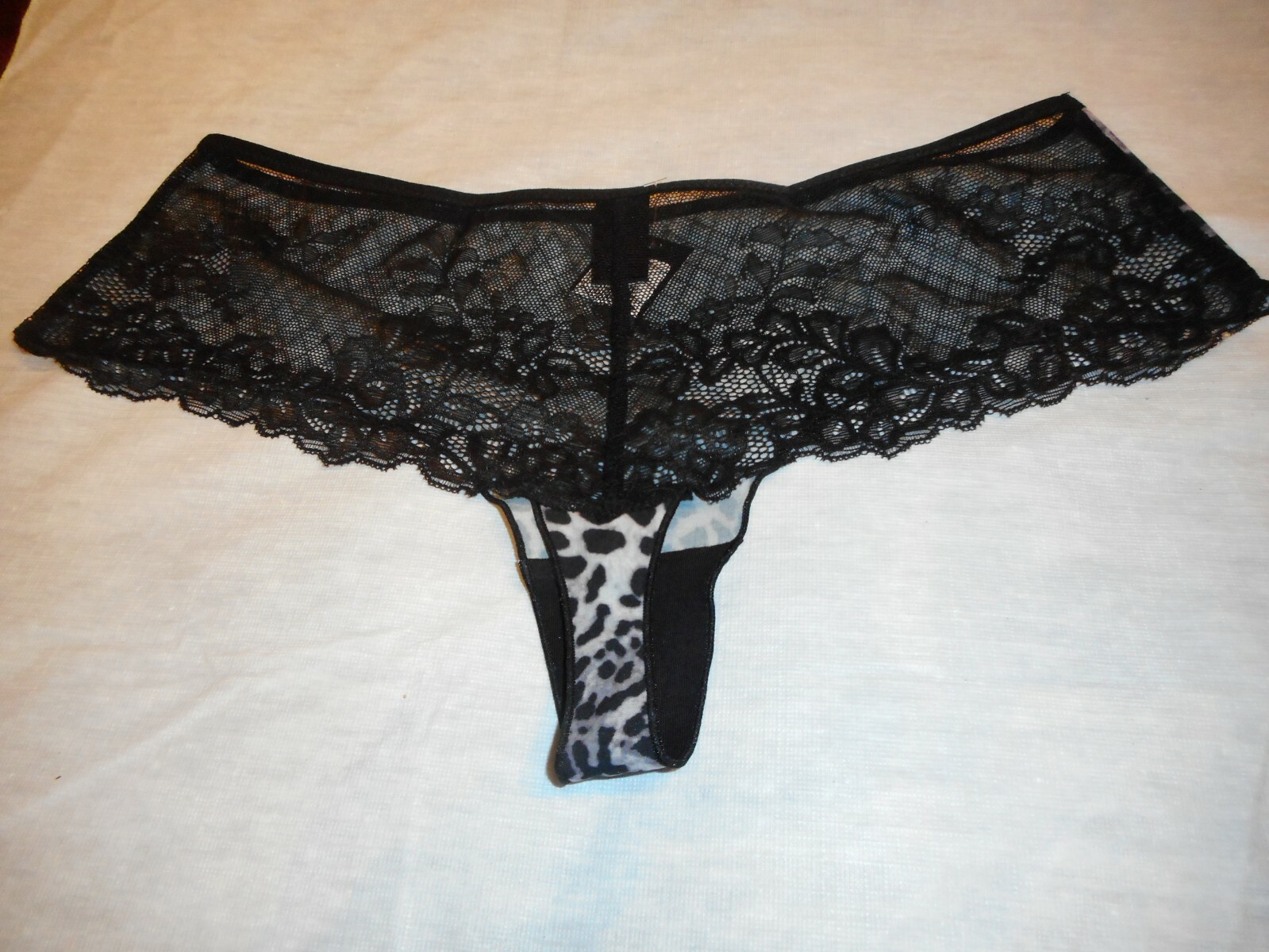 Frederick’s Of Hollywood Black Multi Animal Boyshorts Sizes LARGE