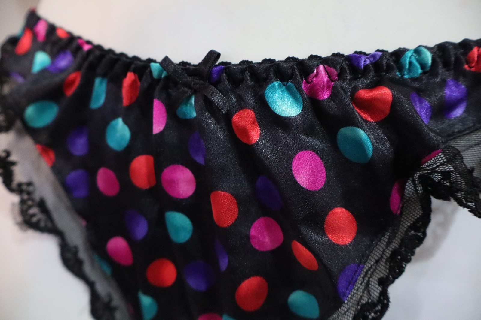 Vintage Classified Satin Poly Flutter Pantie Size 6M New Without Tag