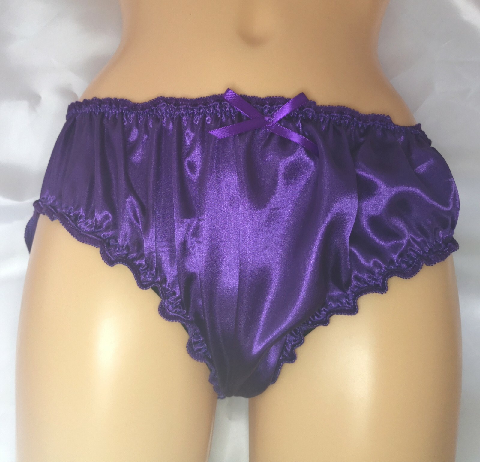 🌸MADE TO ORDER* Personalised EMBROIDERED “SATIN SISSY” Knickers any colour🌸