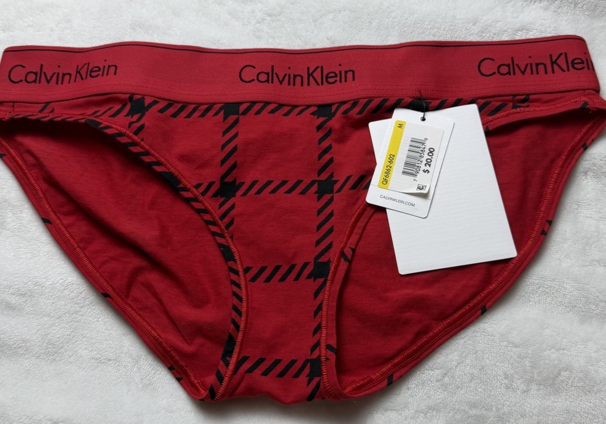 Lot of 4 NWT Calvin Klein Victoria’s Secret Panties Medium M Satin Ruffle Thong⁠