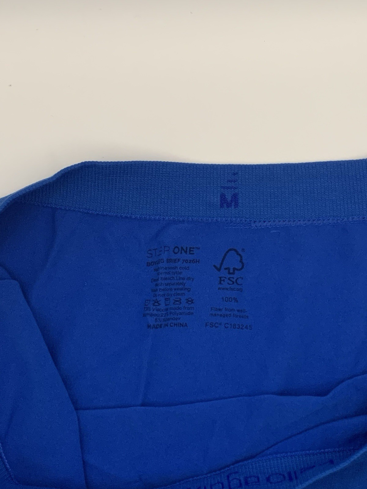 Step One Boy Leg Brief Blue Lagoon Medium New Sealed Pack Freepost