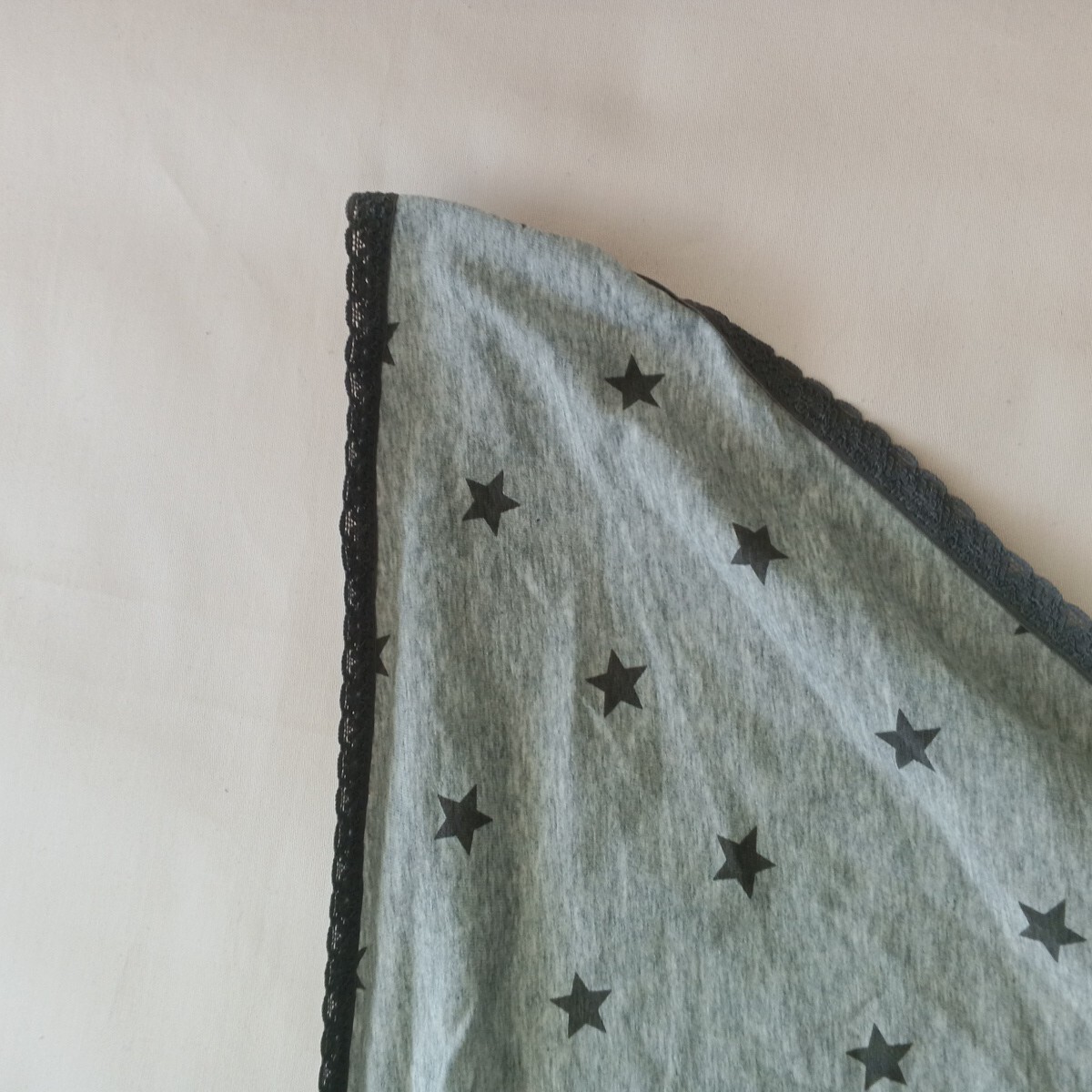 NWT JENNI Brief Size 3XL Gray w/ Star Print Cotton Spandex Blend