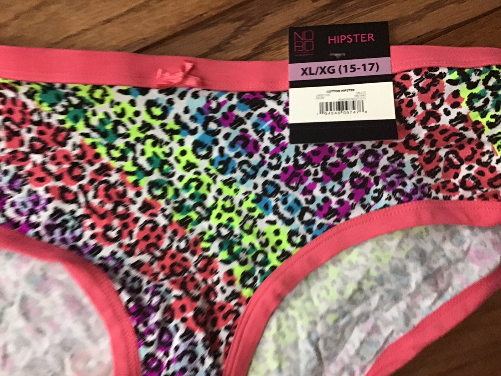 NWT NOBO No Boundaries Hipster Panties Size XL (LOT OF 3 Hipsters) (J1-5)