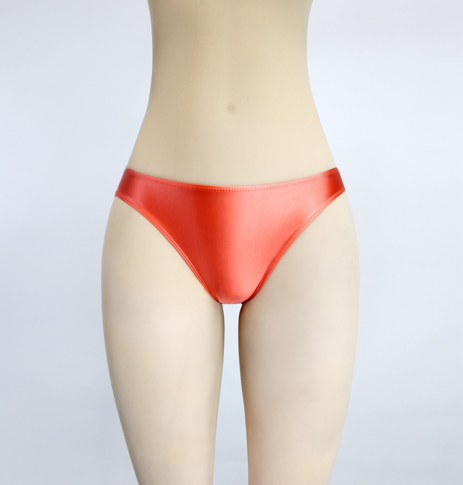 Women Sexy Glossy Oil Panties T-Back Low Waist Sports Knickers Tights Underwear