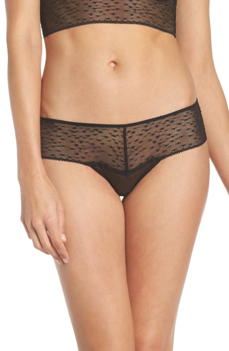 Skarlett Blue Women’s 186150 Decoy Cheeky Hipster Briefs Underwear Size M