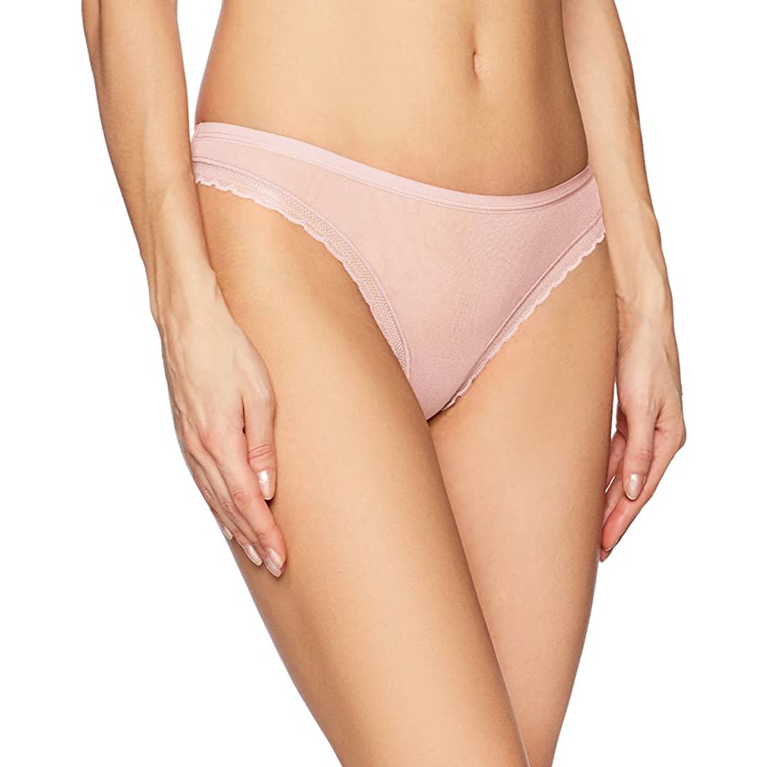 OnGossamer Women’s Next to Nothing Mesh Low-Rise Thong Panty
